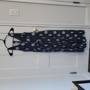 Modcloth Unbridled Enthusiasm Blue Floral Jumpsuit